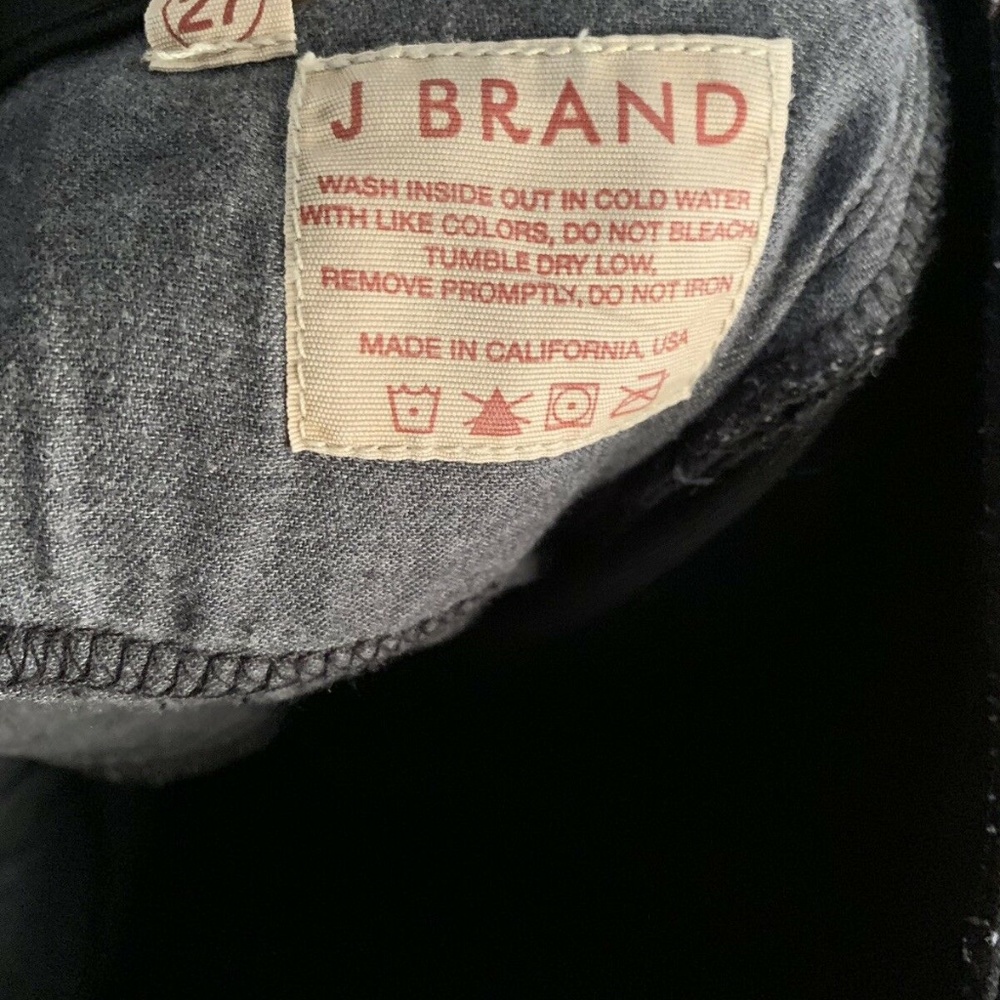J Brand Scarlett Seven Eights Black Skinny Jeans - Picture 5 of 8